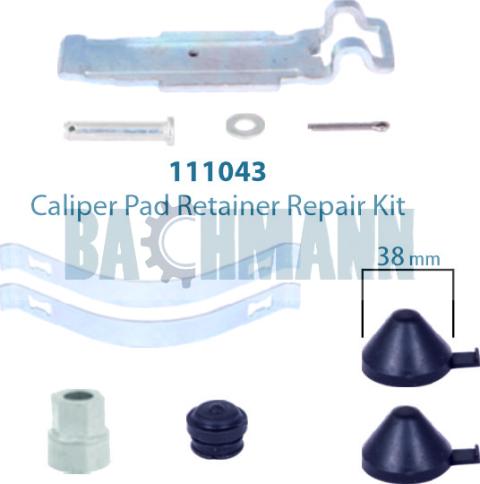 Caliper Brake Pad Retainer Repair Kit