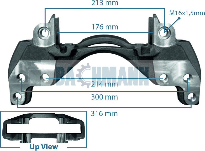 Caliper Carrier MAXX17 Right