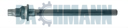 Caliper Adjuster Mechanism Pin Torx Head