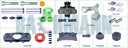 Caliper Complete Repair Kit (Left)