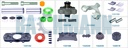 Caliper Complete Repair Kit (Left)